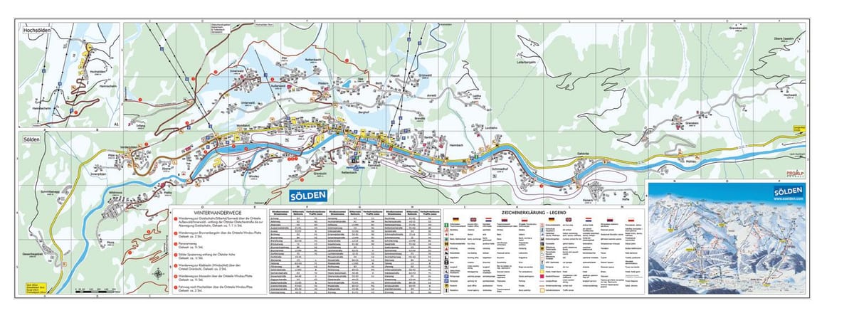 mapa sölden rakousko