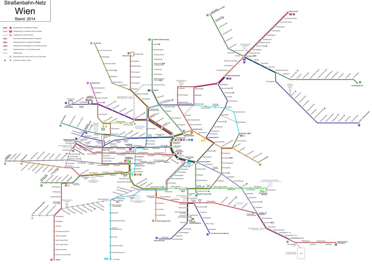 vídeň rakousko podzemní mapa