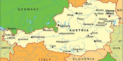 Rakousko innsbruck mapě
