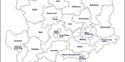Mapa modling rakousko