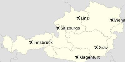Letiště v rakousku mapě