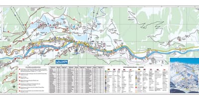 Mapa sölden rakousko