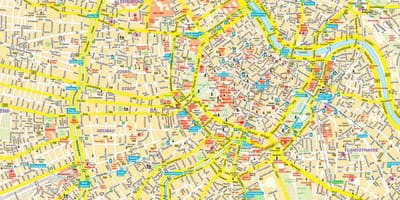 Město ulice mapa vídeň rakousko