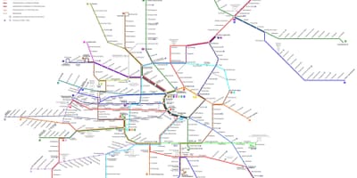 Vídeň rakousko podzemní mapa
