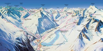 Mapa vent, rakousko